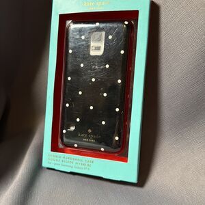 Kate Spade Galaxy S5 Phone Case, Black With White Polka Dots!